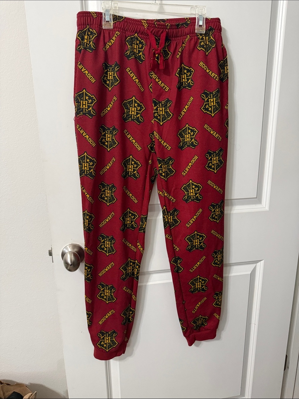 Men's Red Graphic Lounge Joggers